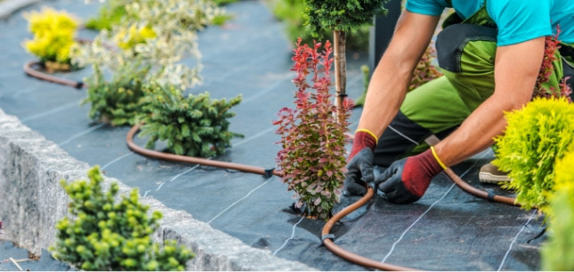 Sprinkler system installation